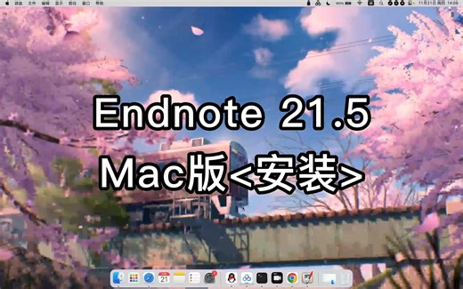 Endnote 21.5 for mac安装全过程详解
