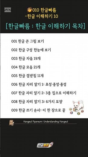 한글빠름 | 한글 이해하기 총정리 📝 (Hangeul Complete Summary)