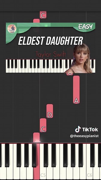 Easy Piano Tutorial for Taylor Swift's Eldest Daughter