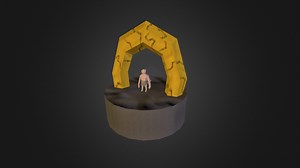 Human-Wolf 3D Model - 3D model by salmonefsabino