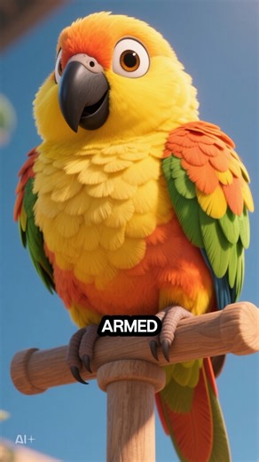 Hamster vs Parrot… Who Will Win? #cuteanimals #pranks #funny