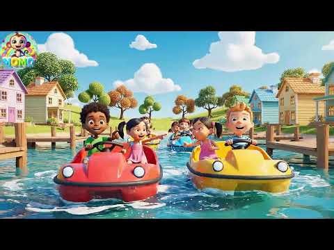The Paddle Boats on the Lake Go Splash Splash Splash | Nursery Rhymes for Kids | Baby Song