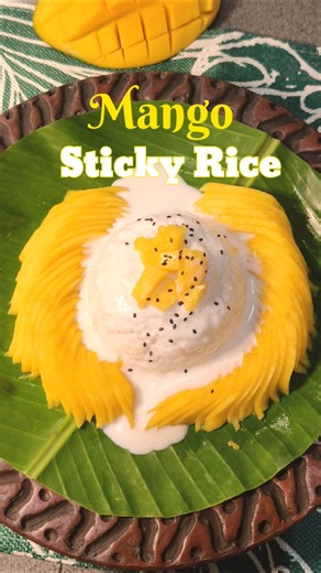 Mango Sticky Rice Recipe Thai Dessert at Home Easy,Creamy & Better Than Restaurant! #mangostickyrice
