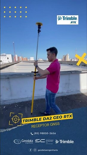 Entrega técnica Receptor GNSS TRIMBLE DA2 Geo RTX