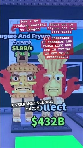 Trading from noobini to dragon day 7 #brainrot #roblox #stealabrainrot