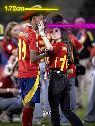 Lamine Yamal and His Girlfriends Height 🤯😂