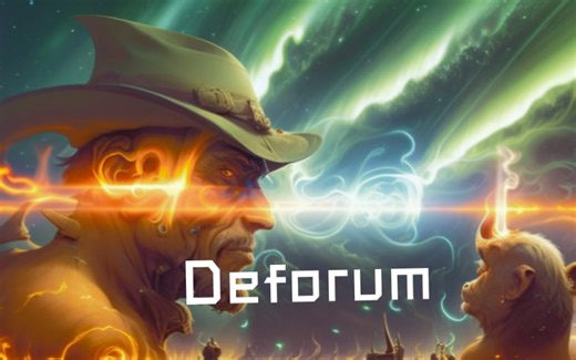 SD Deforum 镜头推进效果示例