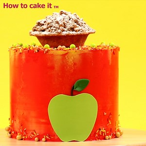 Making A Giant Apple Filled Mega Cake! This Cake Is Loaded With Flavors😋 | How To Cake It
