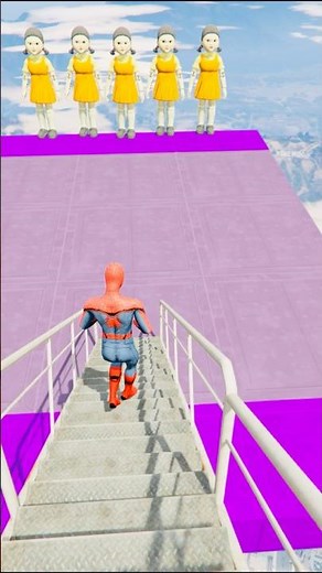 GTA 5 Epic Water Ragdolls Spiderman Jump/Fails Ep 1736 #shorts