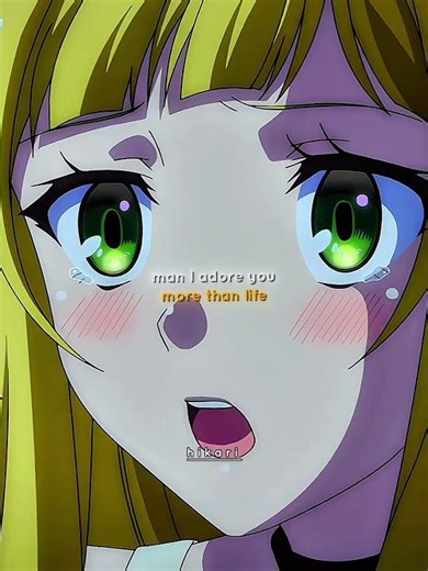 "The moment Efil confessed her love... 🥹🤍" #anime #romantic #animeedit #isekai