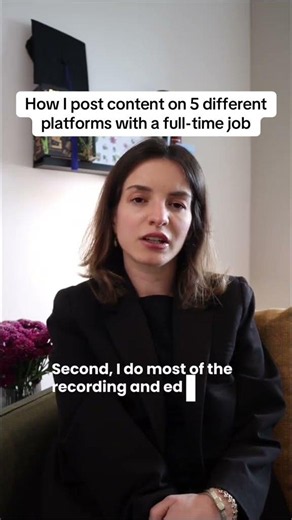 How I post consistently on 5 platforms, with a full-time job. #fulltimejob #sidehustle