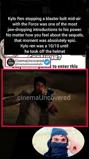 KYLO REN WAS A 10/10… UNTIL HE TOOK OFF THE HELMET 💀 | Star Wars