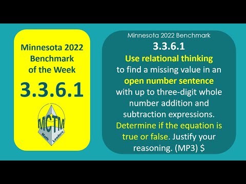 3.3.6.1 MN Benchmark of the Week