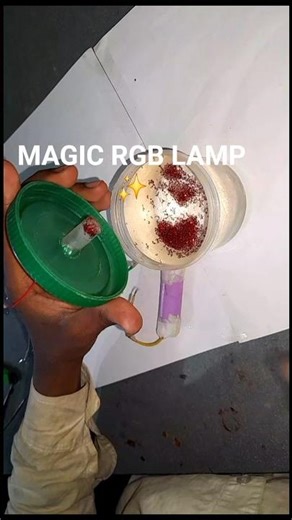 🔥 DIY RGB Glitter Lamp ✨ Magic Light at Home#shorts #viral #inventor 45