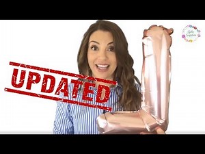 🎈[UPDATED] How to inflate letter balloons by Gala Supplies | How to deflate using a straw..