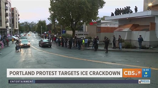 Portland, Oregon protest targets ICE crackdown
