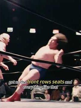 Arnold Shared a Funny Story About Having Dinner with Andre the Giant #wweuniverse #andrethegiant