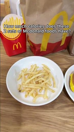 How many calories does these McDonald foods have? 🤔