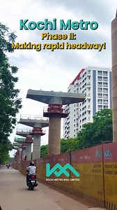 Great strides are being made in the Kochi Metro phase, ensuring a brighter future for our urban landscape. Keep an eye out for more updates and be part of this exciting development! 🚀🌍 #KochiMetro #InfrastructureGrowth #InnovateKochi #kochi #kochimetro #metro #InfoPark Infopark | Kochi Metro
