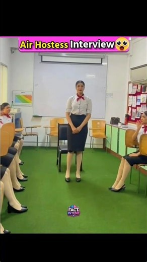 Air Hostess Interview Part-2 😯 #shorts