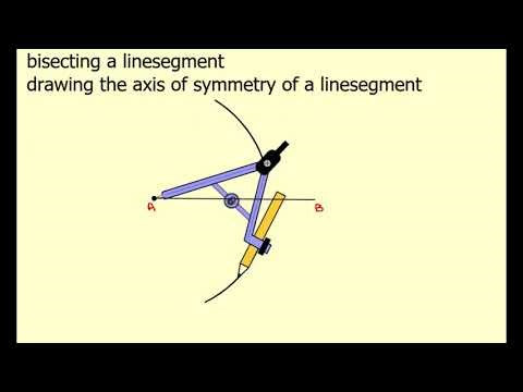 bisecting a line segment