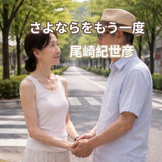 昭和な世界 シニア アニメ さよならをもう一度 尾崎紀世彦 #昭和歌謡曲