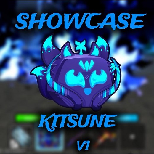 KITSUNE V1 SHOWCASE 🦊🔥 | INSANE SPEED & DAMAGE! 😱 | Blox Fruits Roblox#roblox #bloxfurit