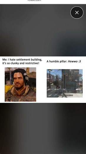 settlement building in fallout 4 be like 🗿