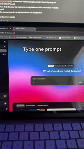 Turning My Roblox Idea Into a Real web app With AI #lovablepartner #roblox