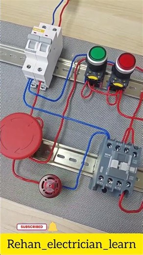 How to Wire a Magnetic Contactor with Start/Stop Buttons and Emergency Stop