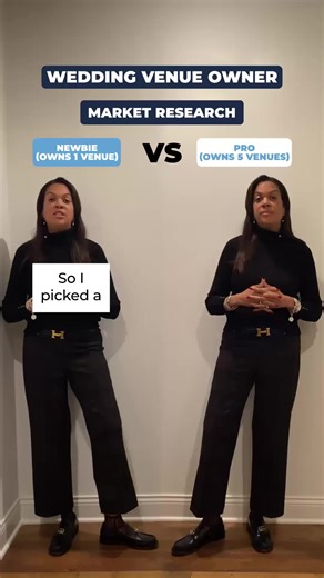Newbie 🆚 Pro: Wedding Venue Owner 🥂 Follow for more behind‑the‑scenes strategy on turning your venue idea into a thriving business #weddingvenue #weddingplanning #venueowner #weddingvenueowner #venueplan