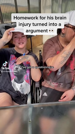 This is how our arguments are these days!! Haha TikTok keeps muting and doing stuff to my sound when I upload at the moment I’m sorry guys!! Anyways I’ve had to have a lot of patience and find a new way of communicating together.. the brain injury definitely has played a role but I’m so proud of Hemi!! He’s sooooo intelligent and quick! Look at my man 😍😘 #braininjury #missyandhemi #couples #foryou