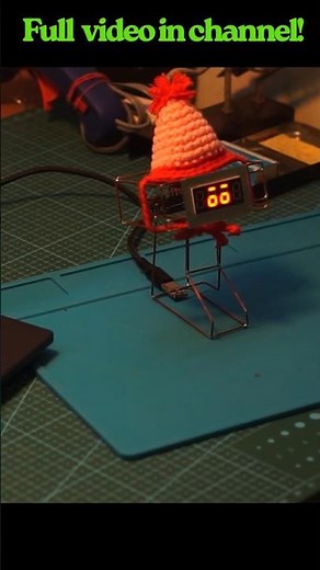 DIY Mini LED Robot 🤖 | Copper Wire Robot Sculpture #shorts #circuitsculpture