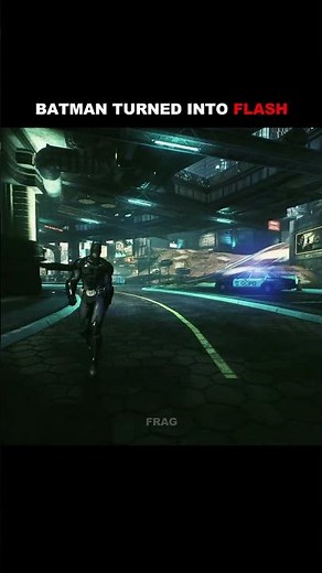 Batman turned into flash! 😂 Batman Arkham Knight