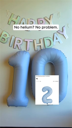 Make their birthday extra special with our matte number balloons, just $4 each. Our balloons can be filled with helium or air! 🎈 | Kmart Australia