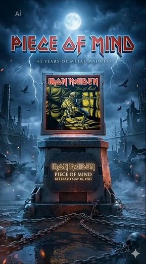 43 Years Of Metal Madness – Iron Maiden’s Piece Of Mind Still Rules The Metal World #albumrelease