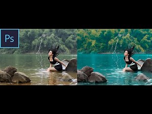 How to Make water Blue with Photoshop