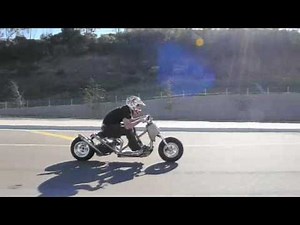 Ruckus style custom stretched scooter test drive
