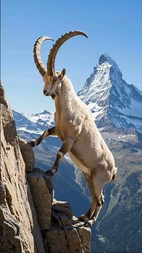 Unbelievable Mountain Goat Climbing Skills 🐐 | Nature’s Gravity Defier
