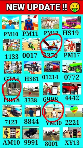 INDIA BIKE DRIVING 3D NEW CHEAT CODE LIST #shorts #short