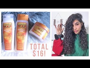 Cantu Review // $16 Curly Hair Routine