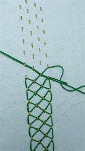 create stitching patterns on fabric neatly and precisely#sewing #skills