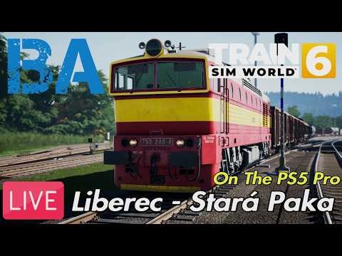 LIBEREC TO STARA PAKA LIVE - ON THE PS5 PRO - CZECH ROUTE - TRAIN SIM WORLD 6 (10/03/26)