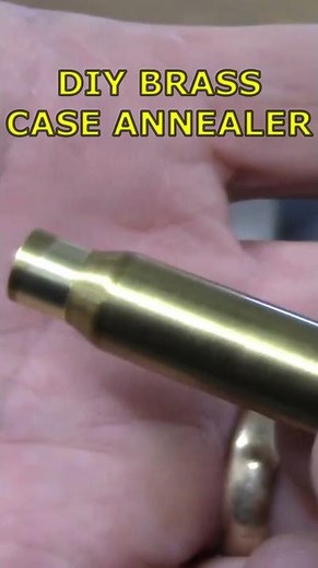 Brass Case Annealing DIY #shorts #ytshorts #ytshort