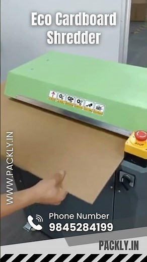 Eco Cardboard Shredder – Turn Waste into Value, the Eco-Friendly Way!