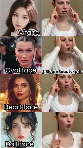 What’s Your Face Shape? 😍 V-Line, Oval or Doll Face ✨ #shortsviral