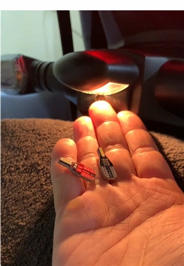 2 Pcs T10 LED Bulb White W5W T10 Wedge Interior Car Bulbs Replacement for Dome Map Door Courtesy Trunk Parking License Plate Lights #w5w #t10 #platelight #ledlights #fyp