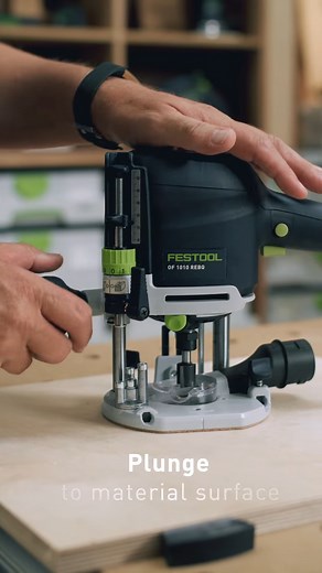 #ToolTipTuesday setting the depth of cut on your Festool OF 1010R router . #festool #festoolaustralia #festool_australia #festool_aus #workdustfree #saynotodust #healthyworking #cscsys50 #festoolme #festoolfan #youtubeshorts #youtubeshort #youtubeshortsvideo #shortsvideo #cordlesstablesaw #systainersaw #of1010router #festoolrouter #woodworkingtools | Festool Australia