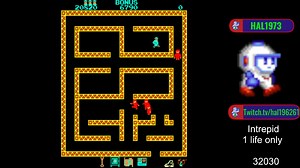 1K views · 19 reactions | Hal1973 showed why his “Spy 001” skills are top drawer on the 1983 arcade release Intrepid. Competing in the M.A.M.E. 1 Life Only Challenge, Hal cleared 3 dangerous missions before he lost his first spy with a final score of 32,030 points. #arcade | Twin Galaxies | Facebook