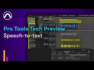 Avid at IBC 2024 — Pro Tools Tech Preview: Speech-to-text